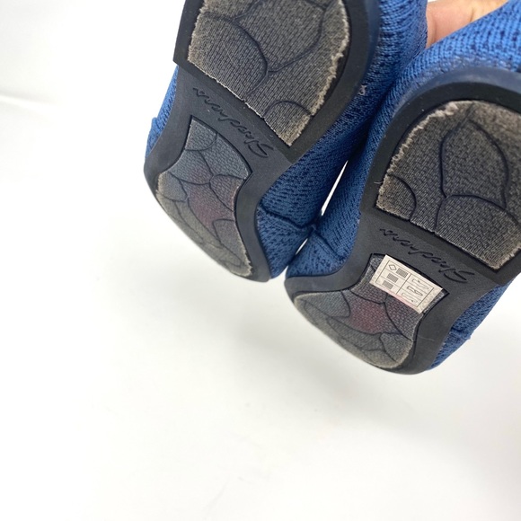 Skechers navy comfort memory foam flats size 9.5 - Picture 5 of 6